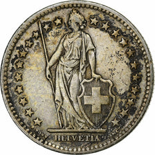 Switzerland, 2 Francs, 1944, Bern, Silver, VF(30-35), KM:21