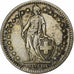 Switzerland, 2 Francs, 1944, Bern, Silver, VF(30-35), KM:21