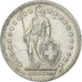 Svizzera, 2 Francs, 1944, Bern, Argento, BB, KM:21