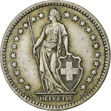 Switzerland, 2 Francs, 1957, Bern, Silver, VF(30-35), KM:21