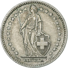 Switzerland, 2 Francs, 1957, Bern, Silver, EF(40-45), KM:21