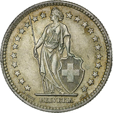 Switzerland, 2 Francs, 1961, Bern, Silver, AU(50-53), KM:21