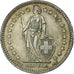 Switzerland, 2 Francs, 1961, Bern, Silver, AU(50-53), KM:21