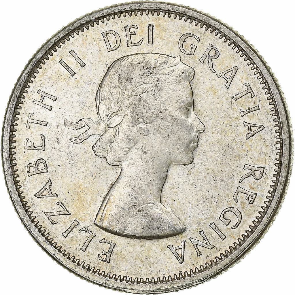 Canada, Elizabeth II, 25 Cents, 1962, Royal Canadian Mint, Argent, TTB+, KM:52