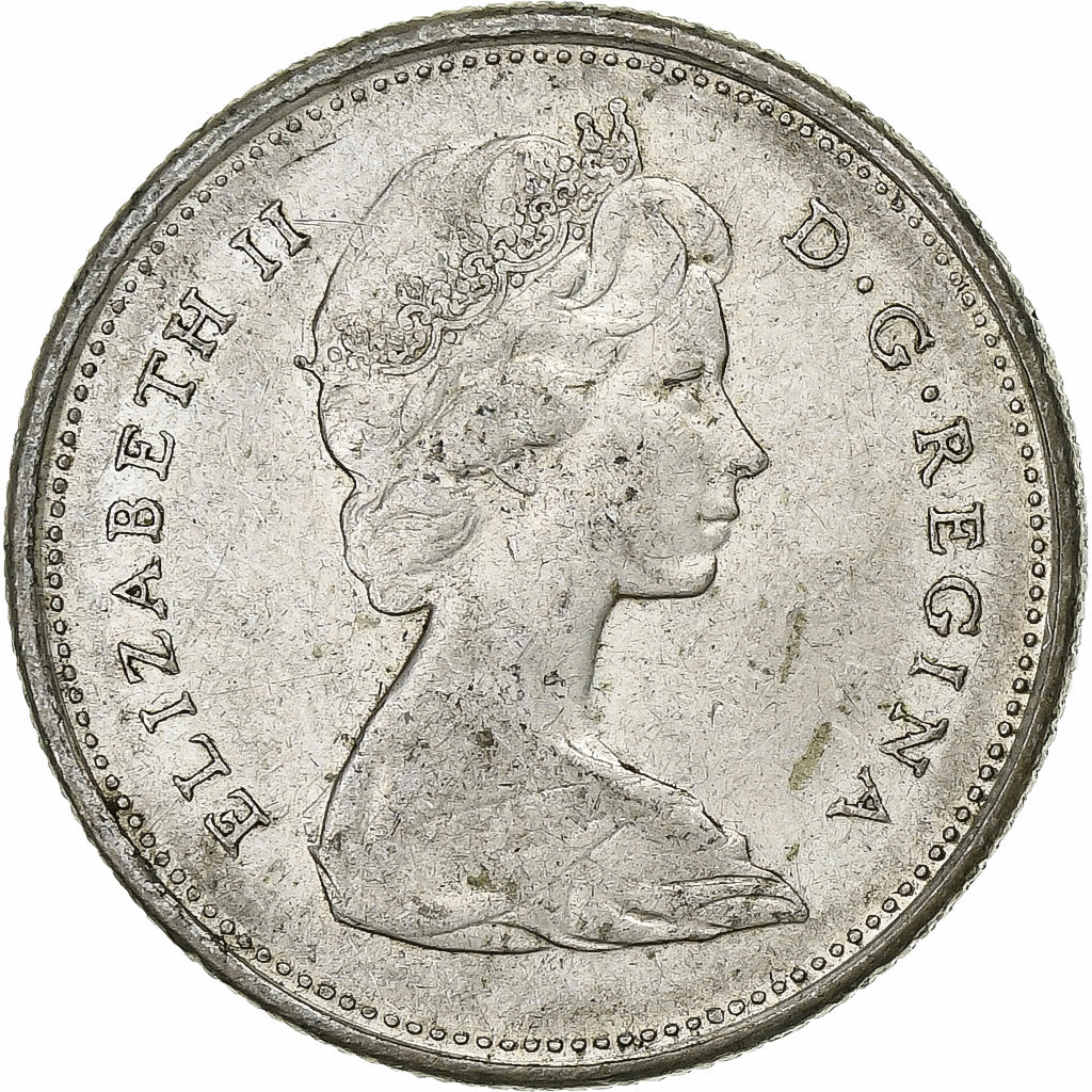 Kanada, Elizabeth II, 25 Cents, 1967, Royal Canadian Mint, Silber, S+, KM:68