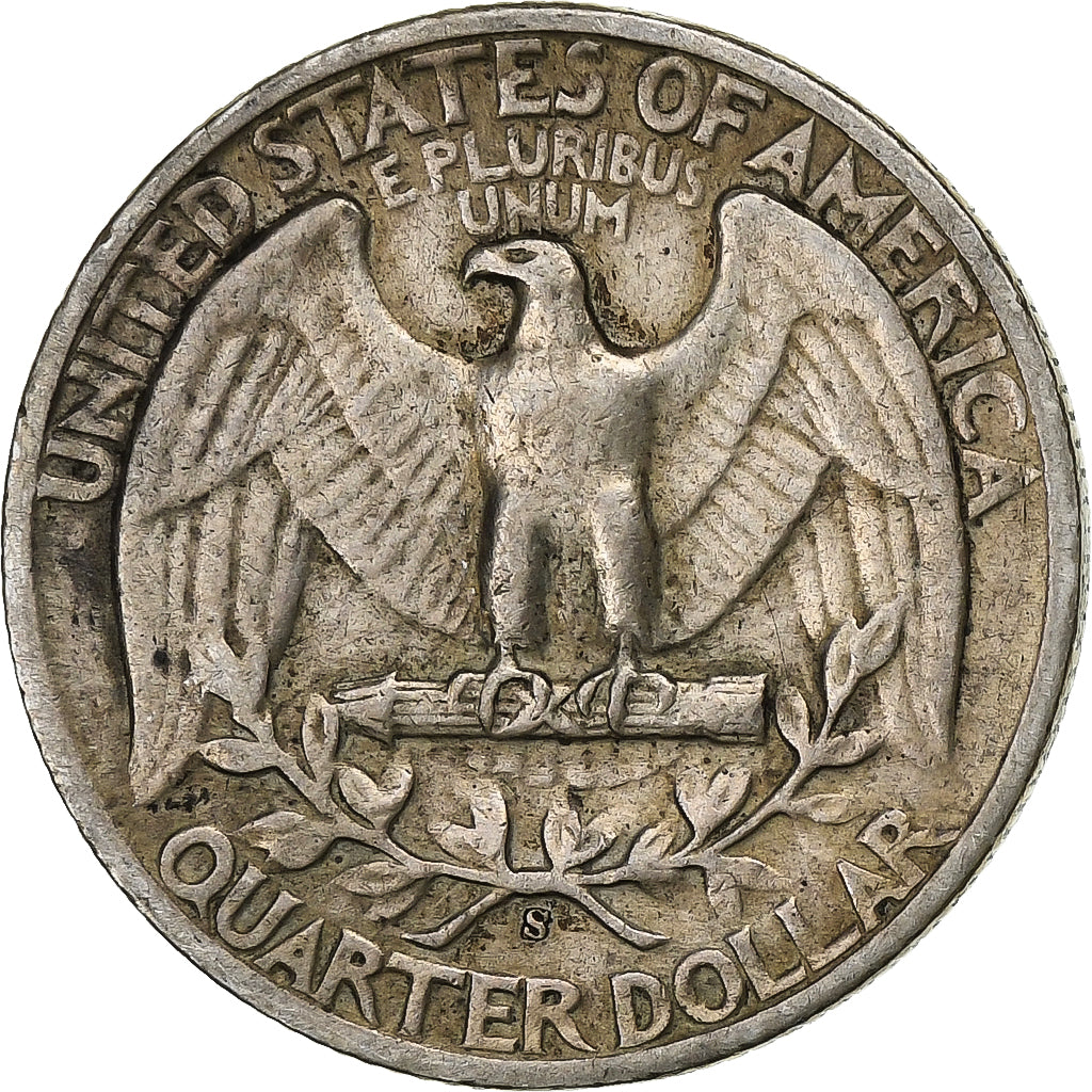 United States, Quarter, Washington Quarter, 1944, U.S. Mint, Silver, VF(30-35)