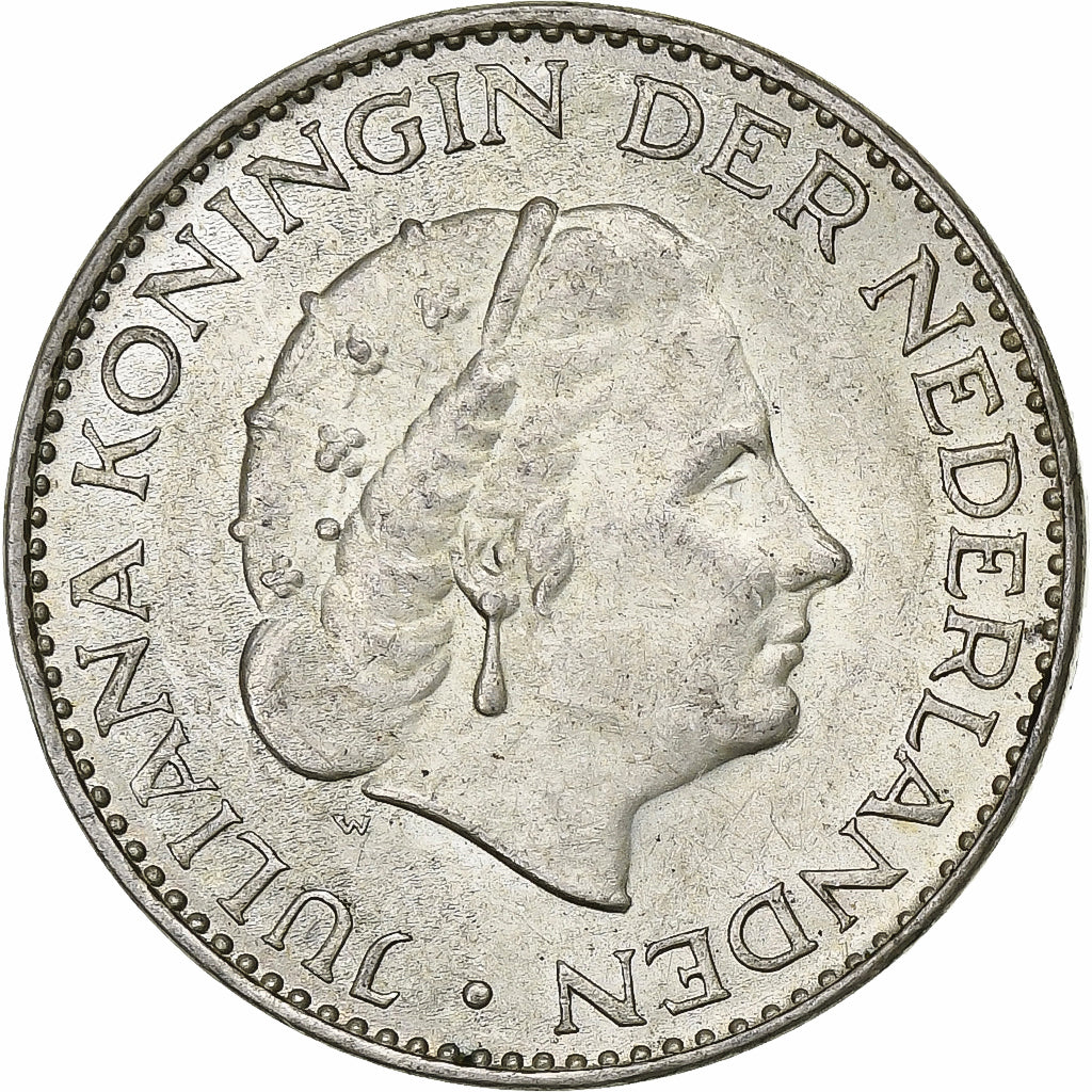 Nederland, Juliana, Gulden, 1965, Zilver, PR, KM:184