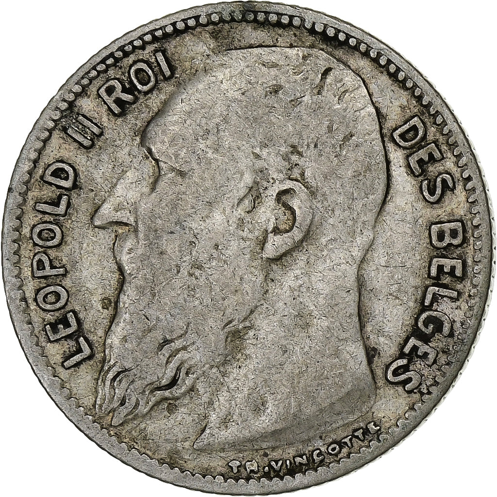 Belgium, Leopold II, Franc, 1904, Brussels, Silver, VF(30-35), KM:56.1