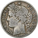 Francia, Franc, Cérès, 1888, Paris, Plata, BC+, Gadoury:465a, KM:822.1