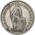 Suiza, Franc, 1910, Bern, Plata, BC+, KM:24