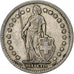 Suiza, Franc, 1928, Bern, Plata, MBC, KM:24