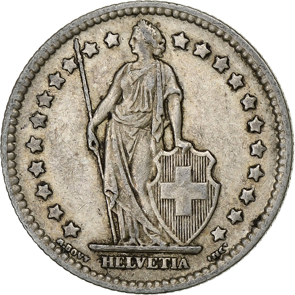 Schweiz, Franc, 1928, Bern, Silber, SS, KM:24