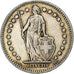 Svizzera, Franc, 1937, Bern, Argento, MB+, KM:24