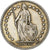 Schweiz, Franc, 1937, Bern, Silber, S+, KM:24