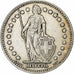Szwajcaria, Franc, 1945, Bern, Srebro, VF(30-35), KM:24