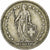Moneda, Suiza, Franc, 1956, Bern, MBC, Plata, KM:24
