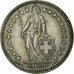 Suiza, Franc, 1957, Plata, MBC, KM:24