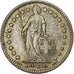 Suiza, Franc, 1959, Bern, Plata, MBC+, KM:24