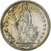 Schweiz, Franc, 1960, Bern, Silber, SS+, KM:24