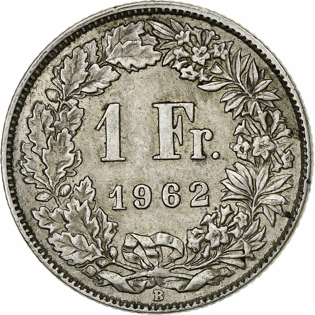 Svizzera, Franc, 1962, Bern, Argento, BB, KM:24