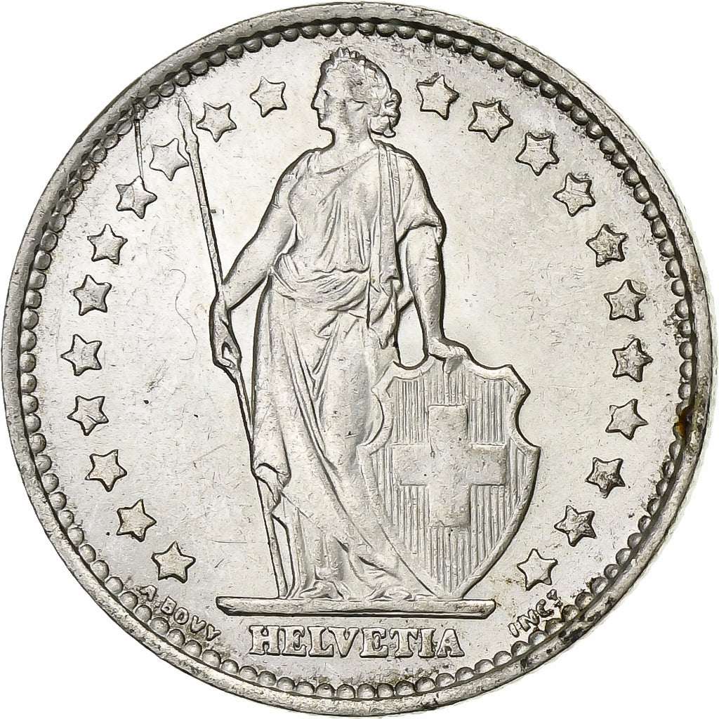 Switzerland, Franc, 1966, Silver, MS(60-62), KM:24