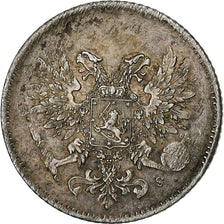Finlandia, 25 Penniä, 1917, Helsinki, Srebro, AU(55-58), KM:19