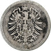 GERMANY - EMPIRE, Wilhelm I, 50 Pfennig, 1876, Hannover, Silver, VF(30-35), KM:6