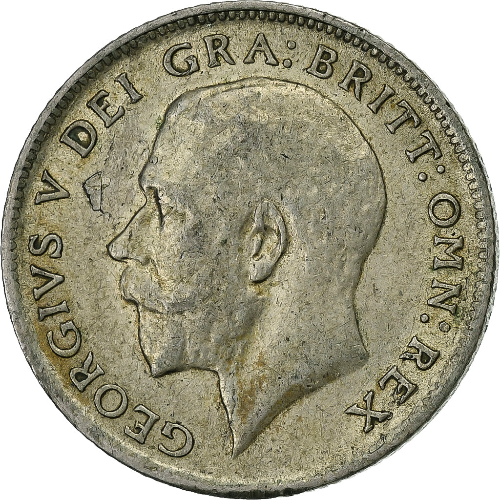Wielka Brytania, George V, 6 Pence, 1920, London, Srebro, EF(40-45)