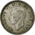 Gran Bretaña, George VI, 6 Pence, 1938, Plata, MBC, KM:852