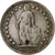 Suiza, 1/2 Franc, 1920, Bern, Plata, BC+, KM:23