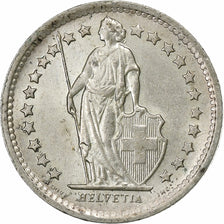 Switzerland, 1/2 Franc, 1966, Bern, Silver, MS(63), KM:23