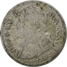 ITALIAN STATES, PAPAL STATES, Pius IX, 10 Soldi, 50 Centesimi, 1869, Rome