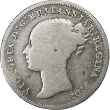 Great Britain, Victoria, 3 Pence, 1866, Silver, F(12-15), KM:730