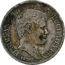 Coin, ITALIAN STATES, NAPLES, Ferdinando II, 120 Grana, 1836, VF(20-25), Silver
