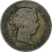 Spain, Isabel II, 40 Centimos, 1866, Madrid, Silver, VF(20-25), KM:628.2