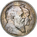 German States, BADEN, Friedrich I, 5 Mark, 1906, Karlsruhe, Silver, AU(50-53)