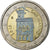 San Marino, 2 Euro, Iridescent, 2016, Rome, Bimetálico, MS(63)