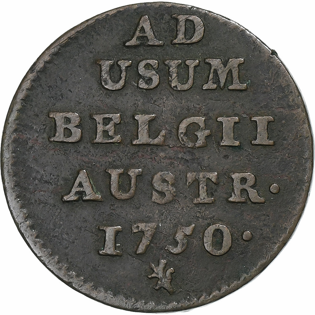 NEDERLANDS OOSTENRIJK, Maria Theresa, Liard, Oord, 1750, Bruges, Koper, FR, KM:2