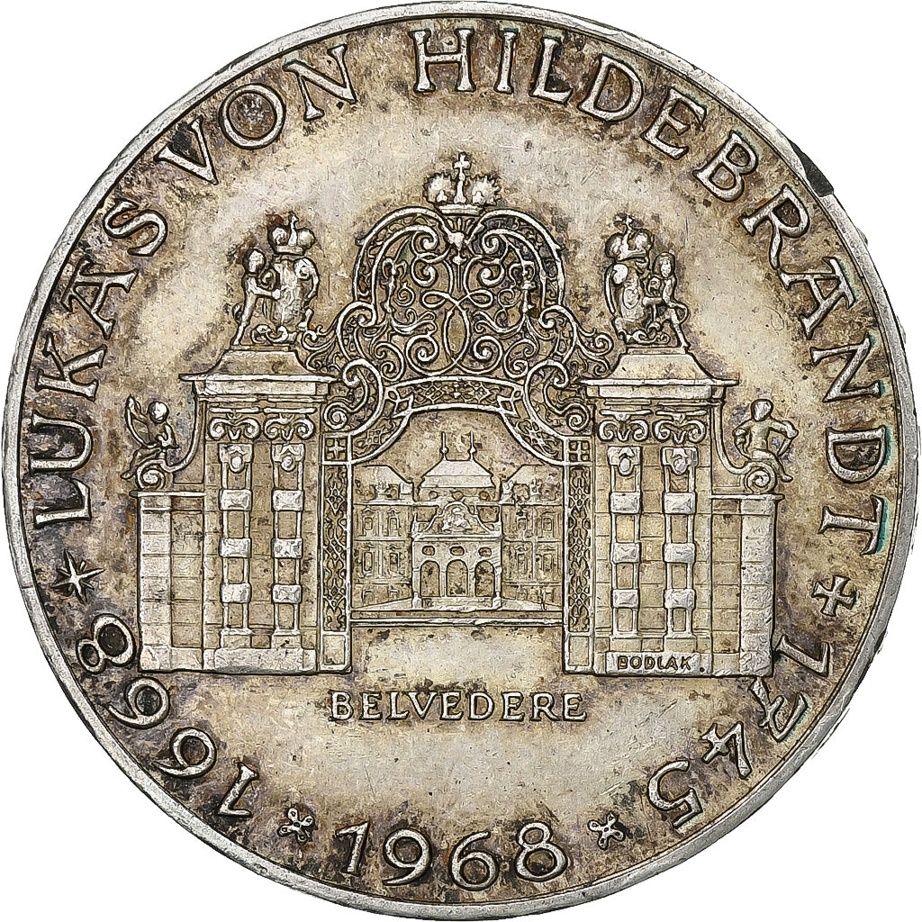Austria, 25 Schilling, 1968, Silver, AU(55-58), KM:2903