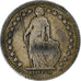Suiza, 1/2 Franc, 1909, Bern, Plata, BC+, KM:23