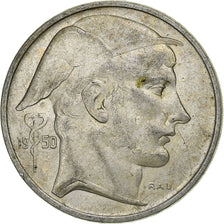 Belgien, Régence Prince Charles, 50 Francs, 50 Frank, 1950, Silber, SS+, KM:137