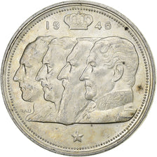 Belgio, Régence Prince Charles, 100 Frank, 1948, Brussels, Argento, SPL-