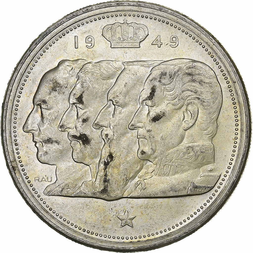 Belgien, 100 Francs, 100 Frank, 1949, Silber, SS+, KM:139.1