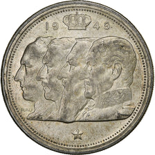 Belgium, 100 Francs, 100 Frank, 1949, Silver, AU(50-53), KM:139.1