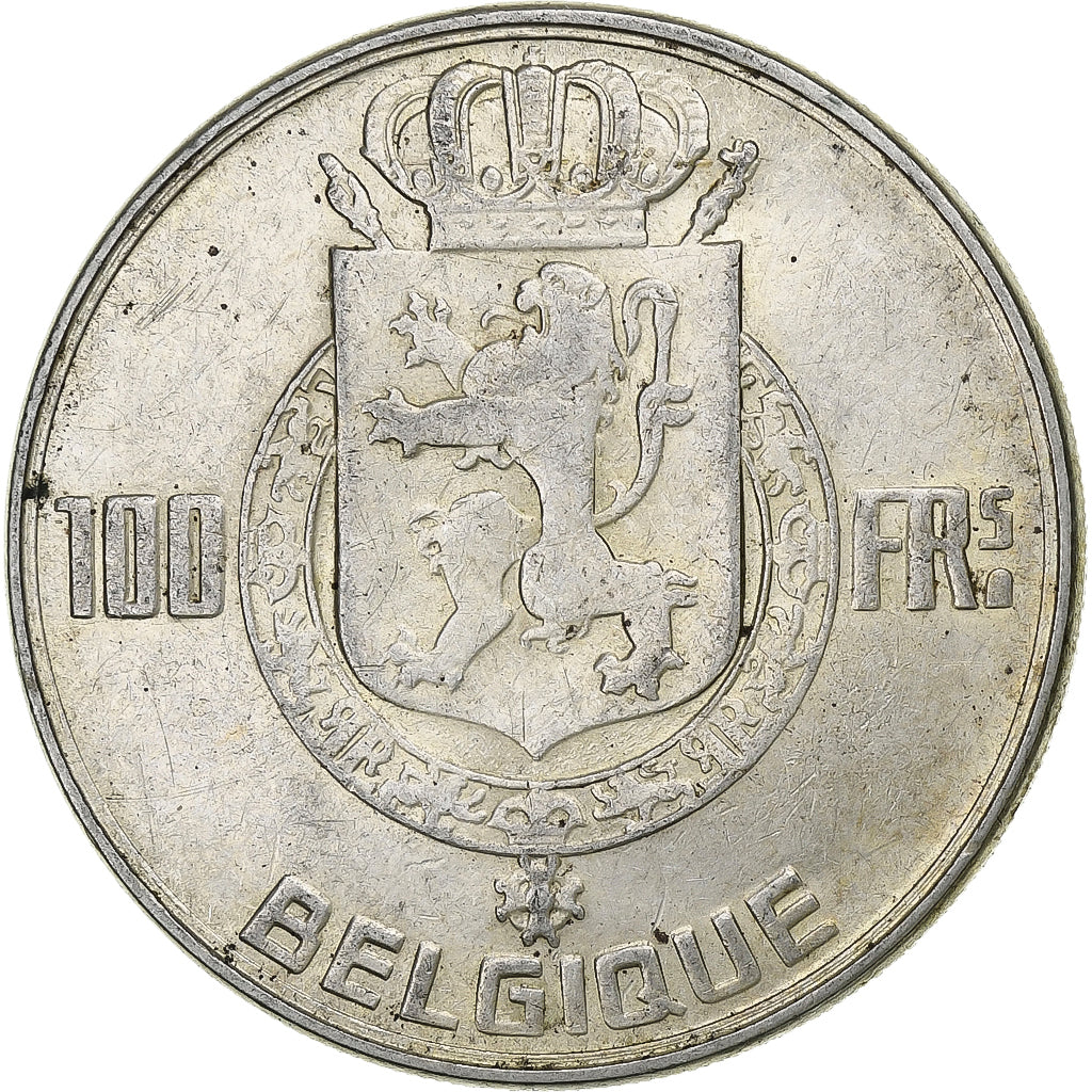 Belgium, Régence Prince Charles, 100 Francs, 100 Frank, 1950, Bruxelles