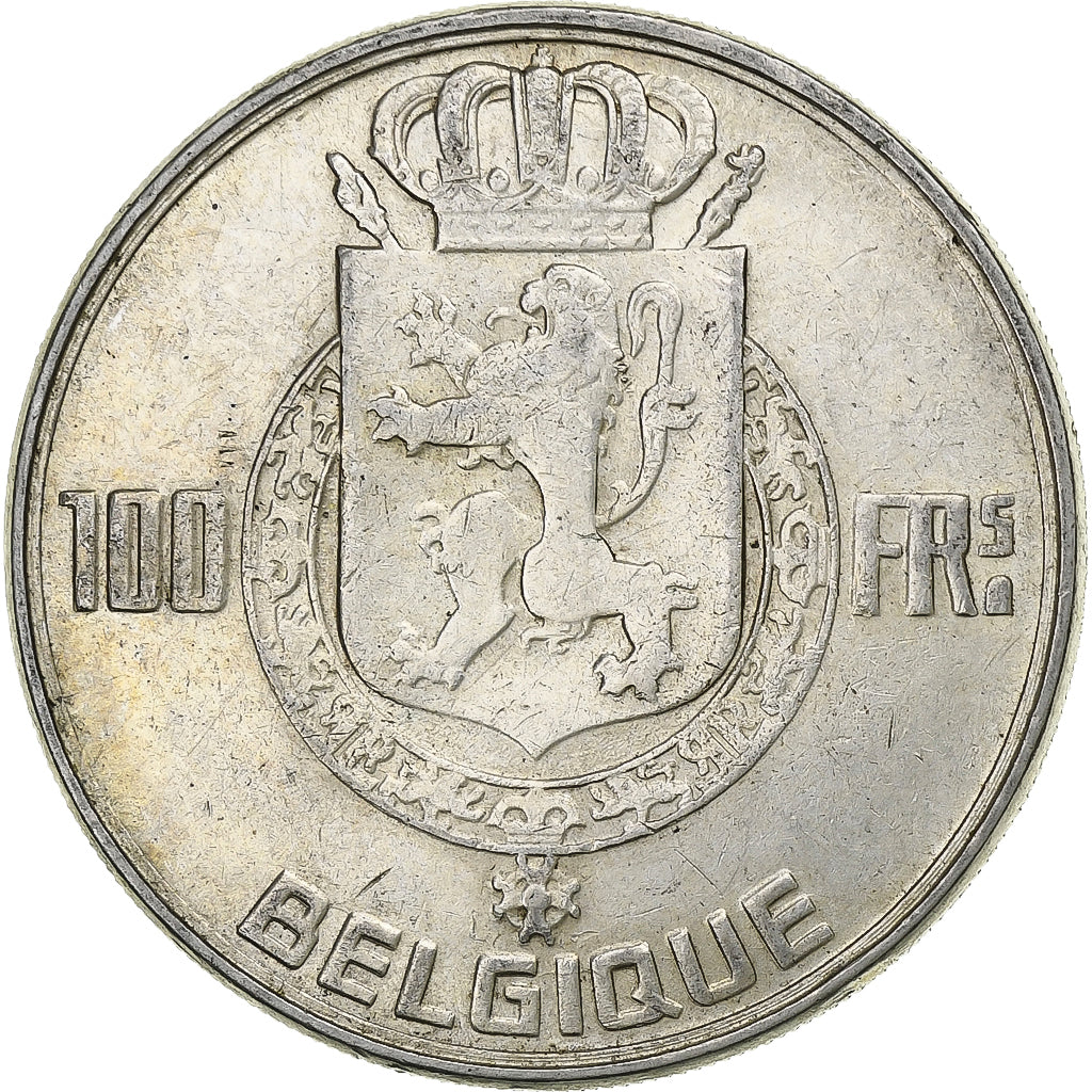 Belgio, Régence Prince Charles, 100 Francs, 100 Frank, 1954, Bruxelles