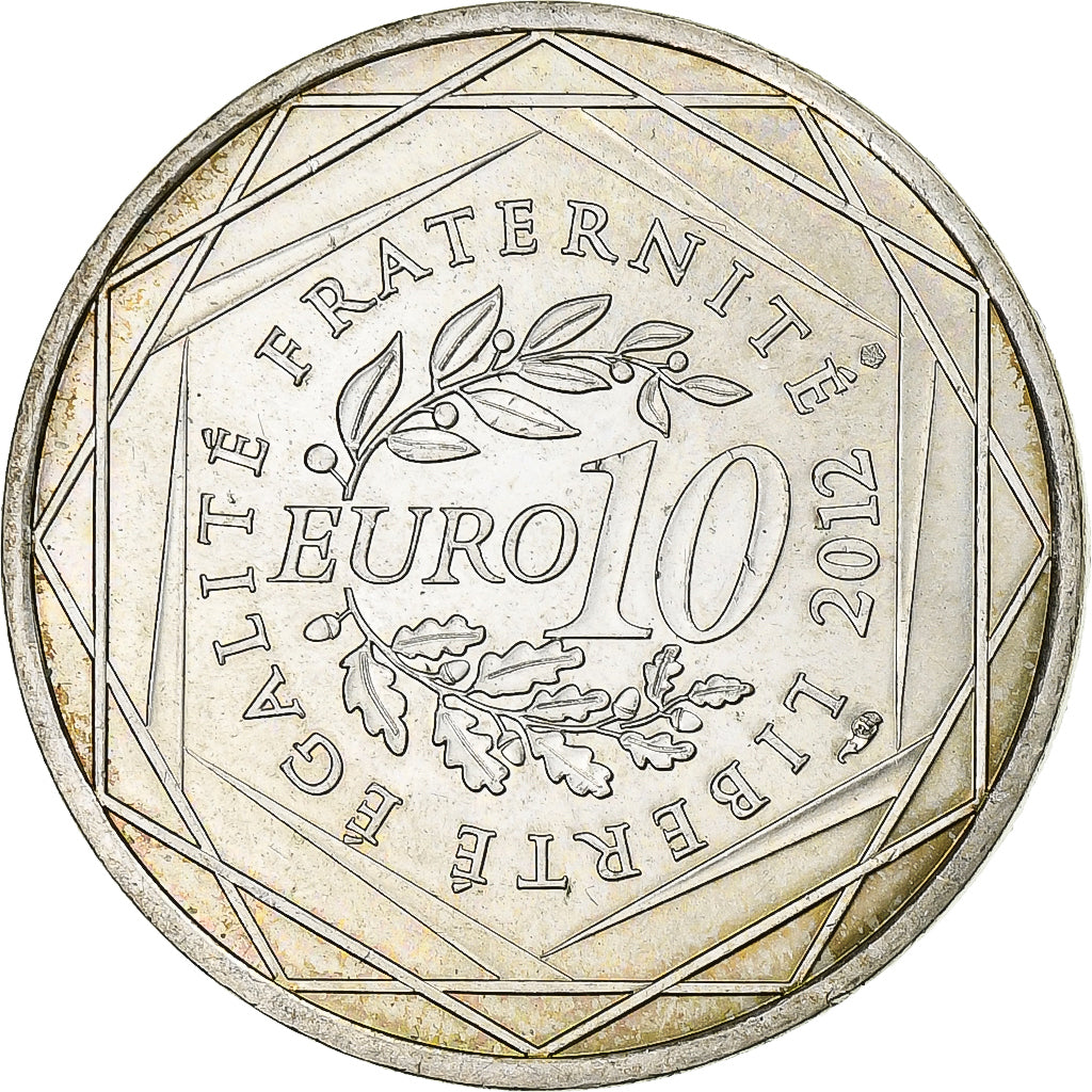 Francia, 10 Euro, Pays de la Loire, 2012, Monnaie de Paris, Plata, EBC, KM:1746