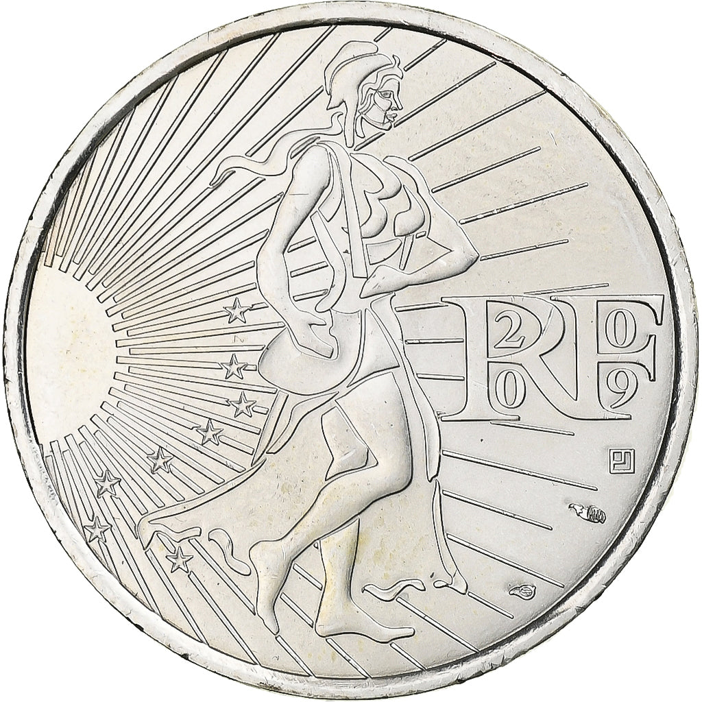 France, 10 Euro, 2009, Argent, SPL+, Gadoury:EU337, KM:1580
