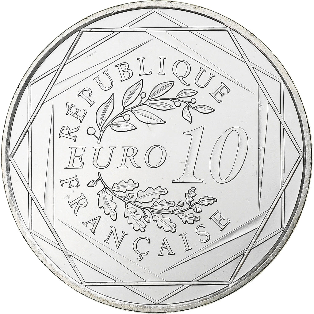 France, 10 Euro, 2012, Paris, Silver, MS(64), Gadoury:EU 516, KM:2073