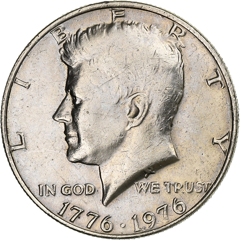 Estados Unidos da América, Half Dollar, 1976, Philadelphia, John F. Kennedy